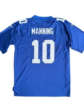 New York Giants Eli Manning #10 NFL On Field Reebok Jersey Size: L